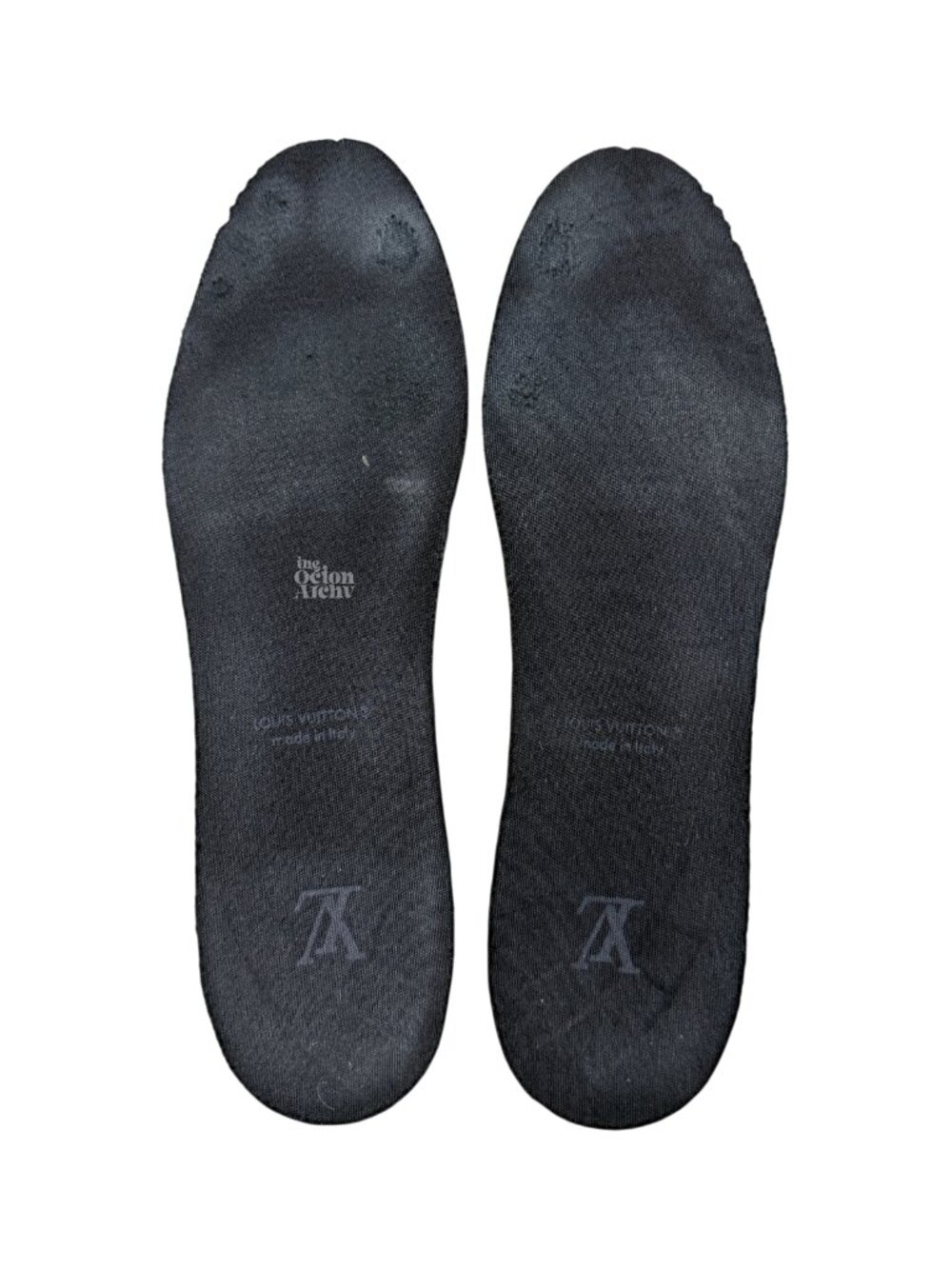 Size 9.5 US Louis Vuitton LV Employee Trainer 'Uniform - Black Suede' Pre-Owned - Picture 9 of 10